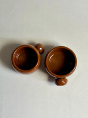 Handmade Terracotta Red Ceramic Mug: Rustic Stoneware Coffee Cup