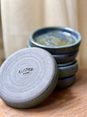 Handmade Ceramic Bowl 11 cm | Ocean Green Stoneware Dish | Tapas Snack Dip Bowl