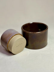 Handmade Stoneware Coffee Mug Set – Morning Mist & Willow Pair