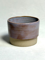 Handmade Lavender Stoneware Espresso Cup: Minimalist Ceramic Pottery