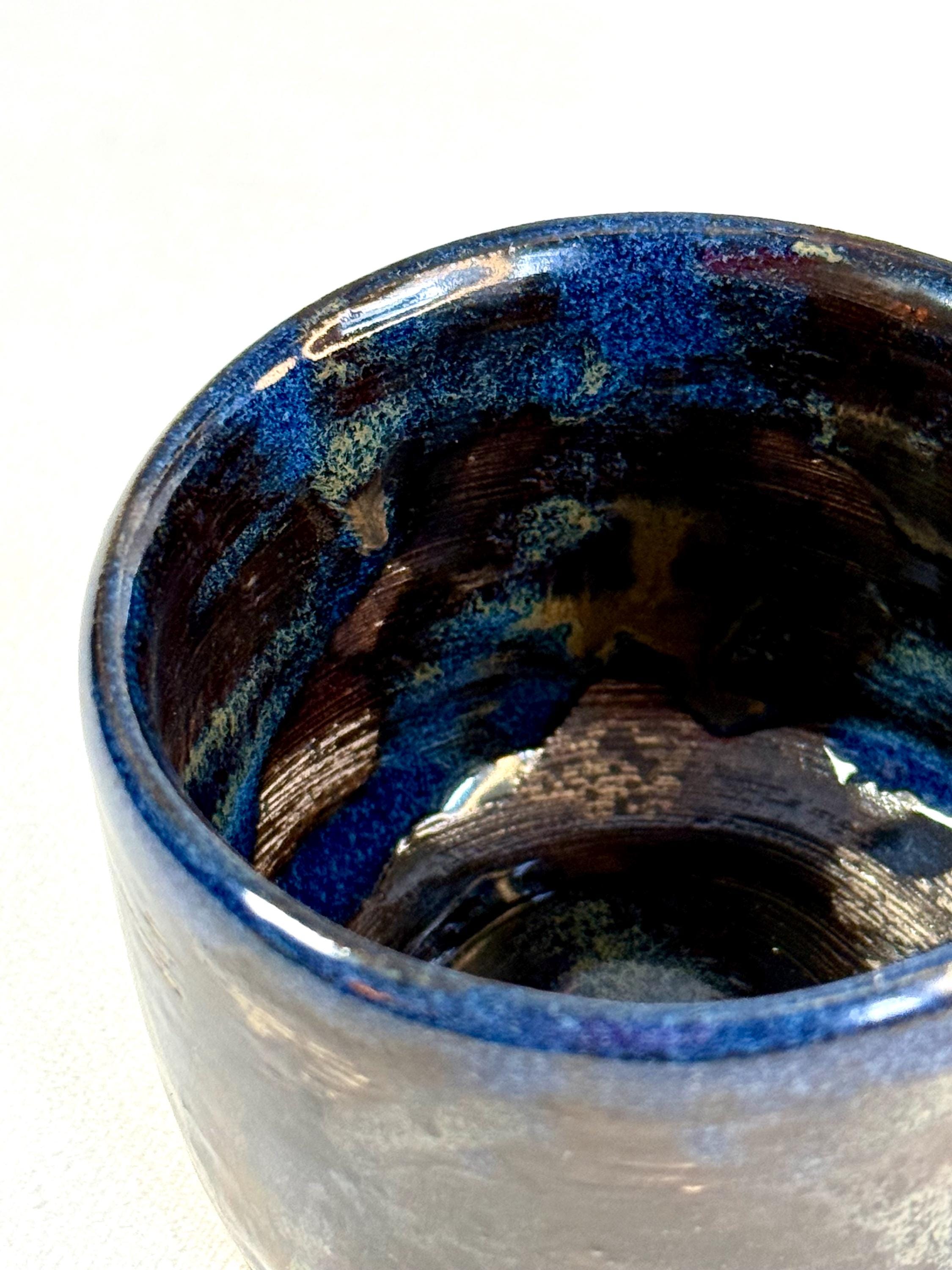 Midnight Blue Handmade Stoneware Cup