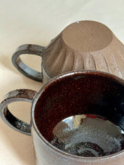 Handmade Stoneware Coffee Mug: Rustic Ceramic Pottery, Artisan Tea Cup