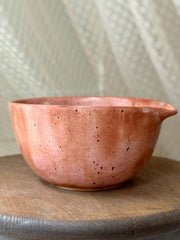 Handmade Pink Matcha Set – Ceramic Chawan Bowl & Whisk Holder | Japanese Tea Ceremony Pottery