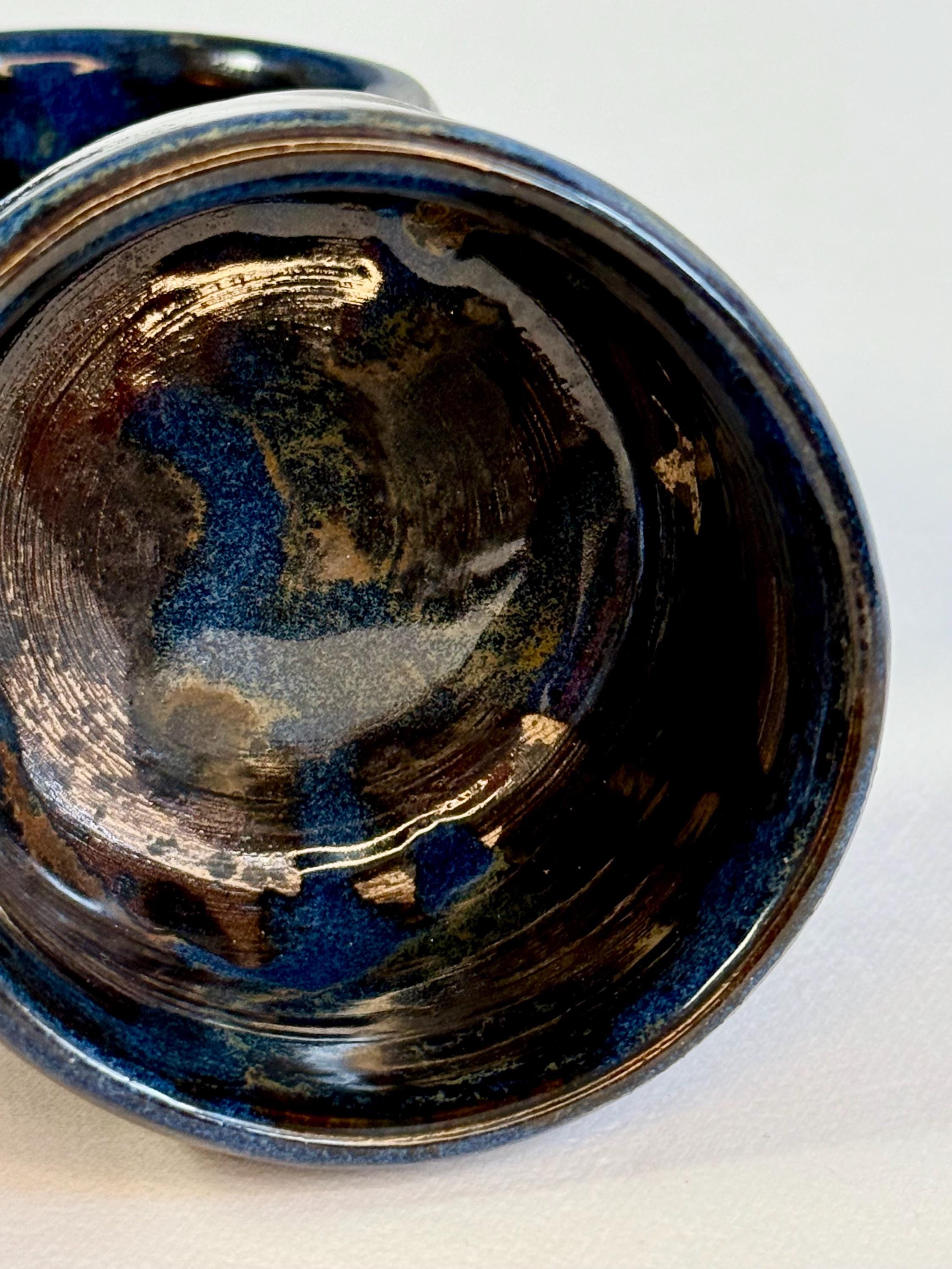 Midnight Blue Handmade Stoneware Cup
