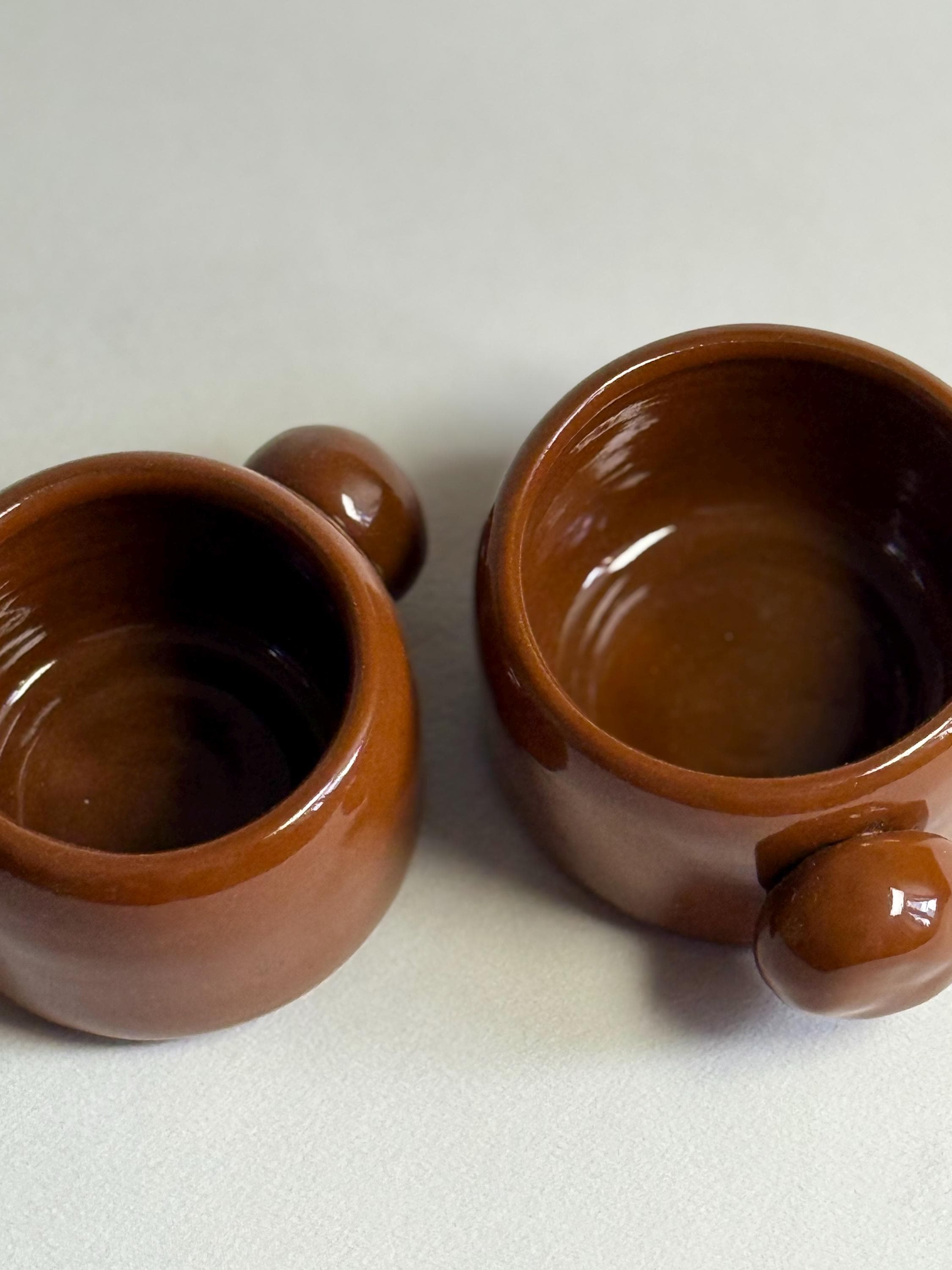 Handmade Terracotta Red Ceramic Mug: Rustic Stoneware Coffee Cup